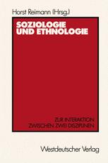 Soziologie und Ethnologie - Horst Reimann
