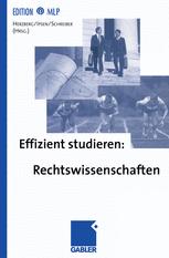 Effizient studieren: Rechtswissenschaften - Rolf-Dietrich Herzberg; Knut Ipsen; Klaus Schreiber