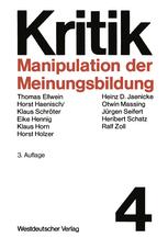 Manipulation der Meinungsbildung - Ralf Zoll