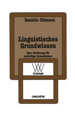Linguistisches Grundwissen - DaniÃ¨le ClÃ©ment