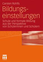 Bildungseinstellungen - Carsten Rohlfs