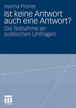 Ist keine Antwort auch eine Antwort? - Hanna Proner