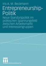 Entrepreneurship-Politik - Iris A. M. Beckmann