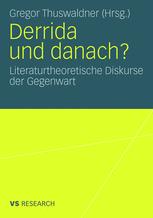 ISBN 9783531918228 product image for Derrida und danach? | upcitemdb.com