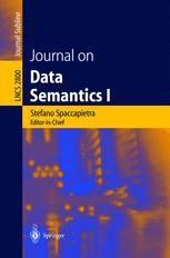 Journal on Data Semantics I - Stefano Spaccapietra; Sal March; Karl Aberer