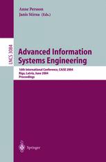 Advanced Information Systems Engineering - Anne Persson; Janis Stirna