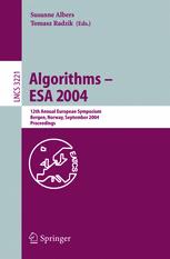 Algorithms -- ESA 2004 - Susanne Albers; Tomasz Radzik