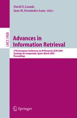 Advances in Information Retrieval - David E. Losada; Juan M. FernÃ¡ndez-Luna