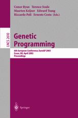 Genetic Programming - Conor Ryan; Terence Soule; Riccardo Poli; Edward Tsang; Maarten Keijzer; Ernesto Costa