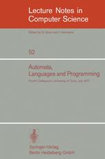 Automata, Languages and Programming - A. Salomaa; M. Steinby