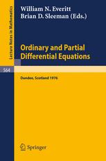 Ordinary and Partial Differential Equations - W. M. Everitt; B. D. Sleeman