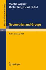 Geometries and Groups - M. Aigner; D. Jungnickel