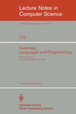 Automata, Languages, and Programming - J. Paredaens