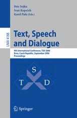 Text, Speech and Dialogue - Petr Sojka; Ivan Kopecek; Karel Pala
