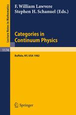 Categories in Continuum Physics - F. William Lawvere; Stephen H. Schanuel