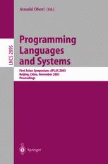 Programming Languages and Systems - Atsushi Ohori
