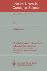 Graph-Theoretic Concepts in Computer Science - Manfred Nagl