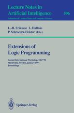 Extensions of Logic Programming - Lars-Henrik Eriksson; Lars HallnÃ¤s; Peter Schroeder-Heister