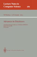 Advances in Databases - Michael F. Worboys; Anna F. Grundy