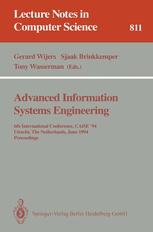 Advanced Information Systems Engineering - Gerard Wijers; Sjaak Brinkkemper; Tony Wasserman