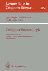 Computer Science Logic - Egon BÃ¶rger; Yuri Gurevich; Karl Meinke