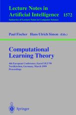 Computational Learning Theory - Paul Fischer; Hans U. Simon