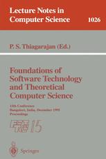 Foundations of Software Technology and Theoretical Computer Science - P.S. Thiagarajan