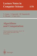 Algorithms and Computation - Tetsuo Asano; Yoshihide Igarashi; Hiroshi Nagamochi; Satoru Miyano; Subhash Suri