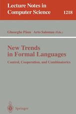 New Trends in Formal Languages - Gheorghe Paun; Arto Salomaa