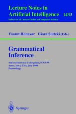 Grammatical Inference - Vasant Honavar; Giora Slutzki