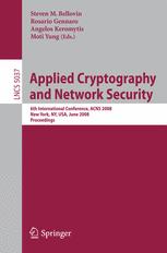 Applied Cryptography and Network Security - Steven M. Bellovin; Rosario Gennaro; Angelos D. Keromytis; Moti Yung
