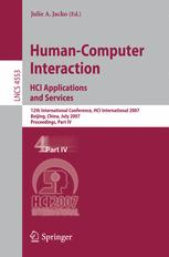 Human-Computer Interaction. HCI Applications and Services