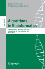 Algorithms in Bioinformatics - Raffaele Giancarlo; Sridhar Hannenhalli