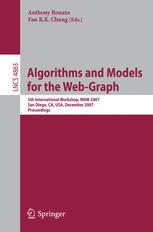 Algorithms and Models for the Web-Graph - Anthony Bonato; Fan R.K. Chung