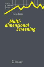 Multidimensional Screening - Suren Basov