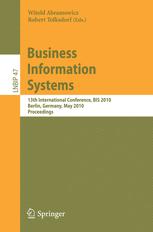 Business Information Systems - Witold Abramowicz; Robert Tolksdorf