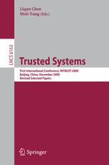 Trusted Systems - Liqun Chen; Moti Yung