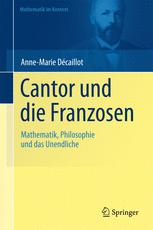 Cantor und die Franzosen - Klaus Volkert; Anne-Marie Décaillot