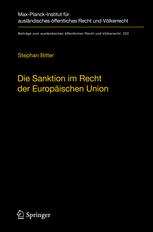 Die Sanktion im Recht der EuropÃ¤ischen Union - Stephan Bitter