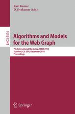 Algorithms and Models for the Web-Graph - Ravi Kumar; D Sivakumar