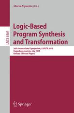 Logic-Based Program Synthesis and Transformation - MarÃ­a Alpuente
