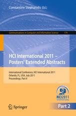 HCI International 2011 Posters' Extended Abstracts - Constantine Stephanidis