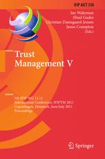 Trust Management V - Ian Wakeman; Ehud Gudes; Christian Damsgaard Jensen; Jason Crampton