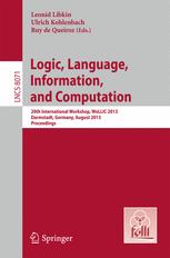 Logic Language Information and Computation