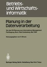 Planung in der Datenverarbeitung - Horst Strunz