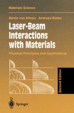 Laser-Beam Interactions with Materials - Martin v. Allmen; Andreas Blatter