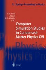Computer Simulation Studies in Condensed-Matter Physics XVI - David P. Landau; Steven P. Lewis; Heinz-Bernd SchÃ¼ttler