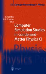 Computer Simulation Studies in Condensed-Matter Physics XI - David P. Landau; Heinz-Bernd SchÃ¼ttler