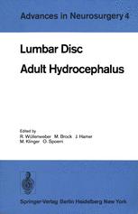 Lumbar Disc Adult Hydrocephalus - R. Wüllenweber; M. Brock; J. Hamer; M. Klinger; O. Spoerri