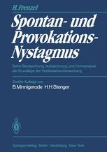 Spontan- und Provokations-Nystagmus - Hermann Frenzel; R. Grohmann; B. Minnigerode; H.H. Stenger